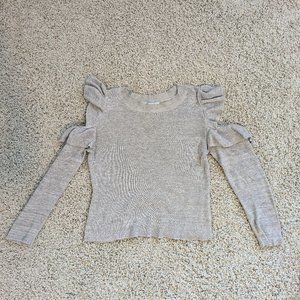 She + Sky Grey Sweater